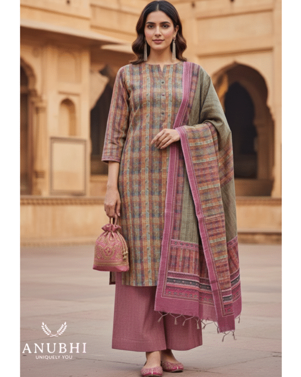 WOOLEN✨  An Unstitched Woolen suit popular for its elegance and timeless appeal.😍