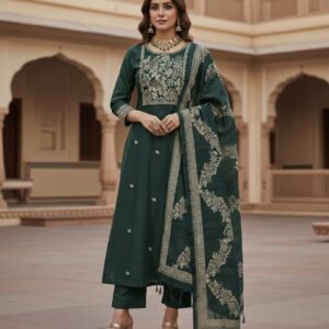 JAMDANI ✨  Wrapped in luxury with this gorgeous embroidered Jamdani suit perfectly paired with Embroidered  dupatta.