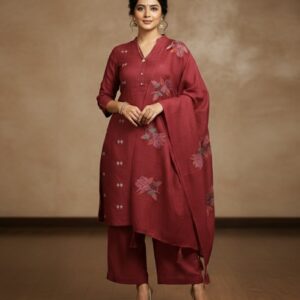 EMBROIDERED MONGA SILK✨  “Step into timeless elegance with this beautiful Embroidered Monga Silk suit set paired with a stunning Embroidered Monga Silk Dupatta”