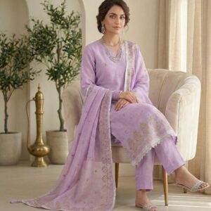LINEN✨  “Embrace the exquisite allure of this beautiful Embroidered linen suit set, enhanced by an embroidered linen dupatta”  A perfect blend of sophistication and elegance for any occasion. ✨🍁